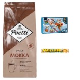 Кофе в зернах, адвент календарь и шоколадный ирис